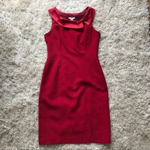 Red Sheath dress